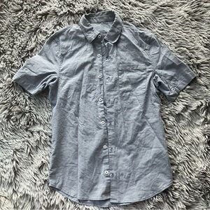 lululemon athletica Gray Casual Button Down Shirt